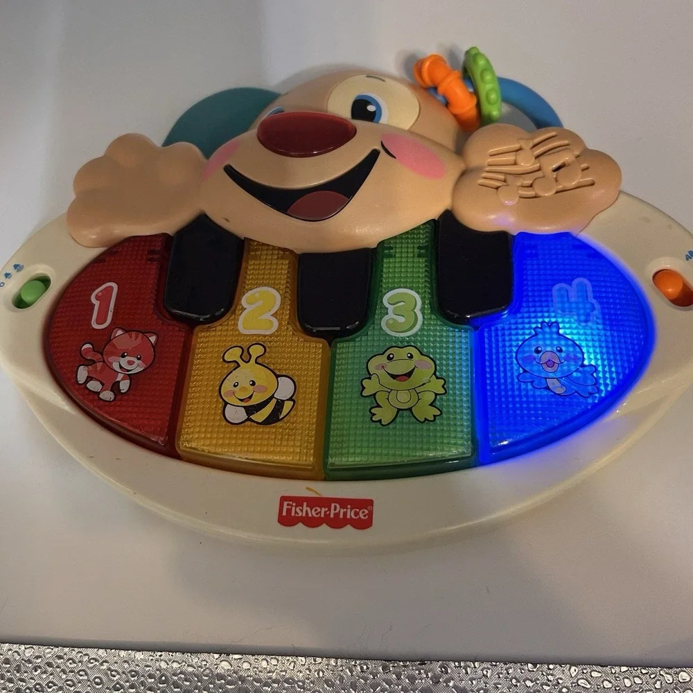 Fisher Price Laugh & Learn Puppy's Piano English & Spanish / Tested Works